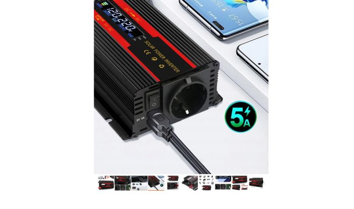 Інвертор перетворювач напруги 12v 220v 300 W / 4 000 W
